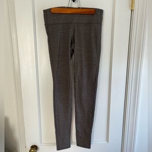Slate gray-brown yoga tights- small tall